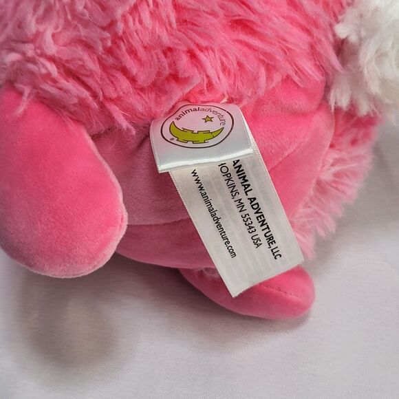 Animal Adventure Pink Bunny Rabbit 8" Stuffed Plush Spring Easter Toy Doll - Picture 5 of 8